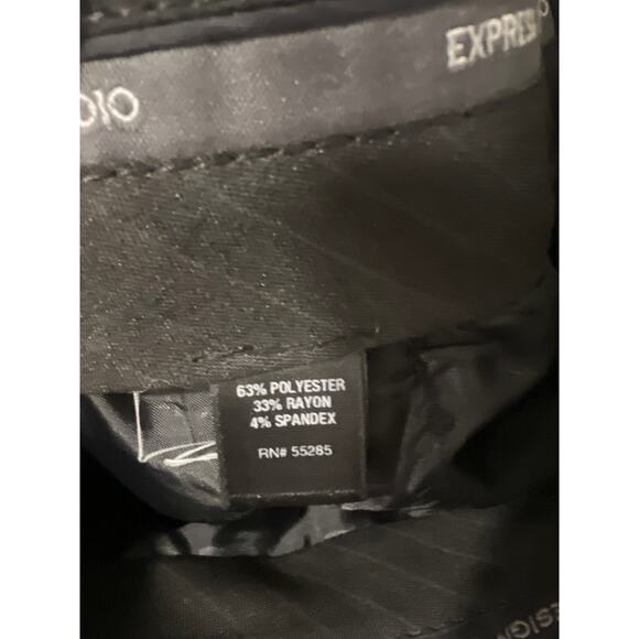 Black Express Editor Boot Cut Slacks, Size 6 Short, KB350 - Picture 5 of 5